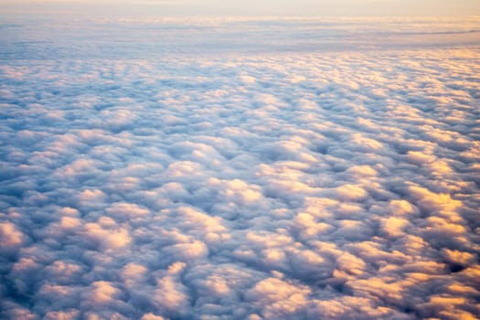 Sea of Clouds Taken on the Airplane