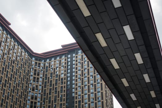 Chinese Apartment Building Urban City Environment