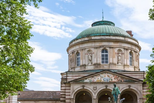 Karlsruhe Old Hygieia Fountain Therme Vierordtbad Sauna Thermal Bath Spring Entrance