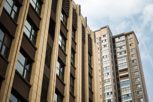 Chinese Apartment Building Urban City Environment