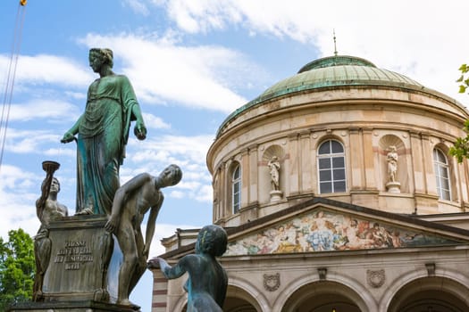 Karlsruhe Old Hygieia Fountain Therme Vierordtbad Sauna Thermal Bath Spring Entrance