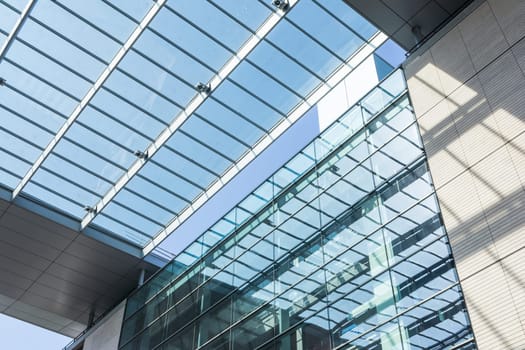 Modern European Geometric Architecture Design Public Buildings Offices Stores Stuttgart Germany
