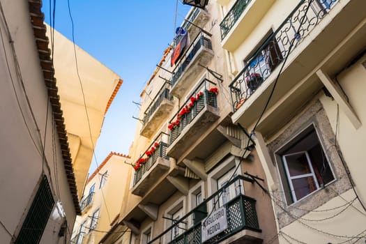Lisbon Portugal Alfama European Historic Location Vacation Destination Landscape Old Town