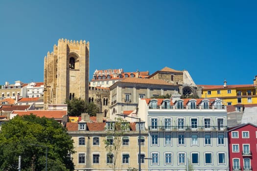 Lisbon Portugal Alfama European Historic Location Vacation Destination Landscape Old Town