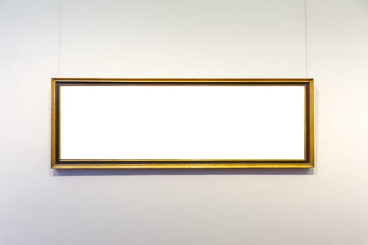 Blank Art Museum Isolated Painting Frame Decoration Indoors Wall White Template