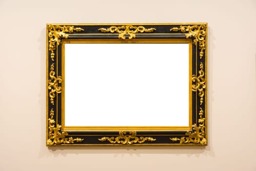 Blank Art Museum Isolated Painting Frame Decoration Indoors Wall White Template