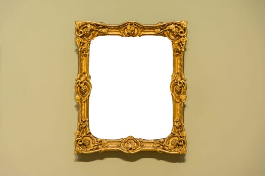 Blank Art Museum Isolated Painting Frame Decoration Indoors Wall White Template