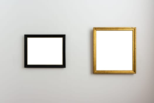 Blank Art Museum Isolated Painting Frame Decoration Indoors Wall White Template