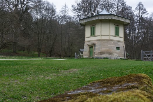 Stuttgart Rotwildgehege European Hut Park Germany Baerensee Outdoors WIlderness Path Nobody Autumn Cold