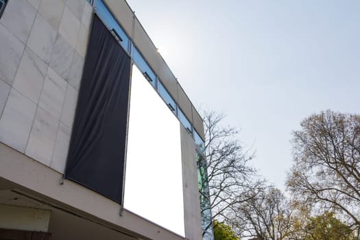 Blank Ad Space City Urban Environment Stuttgart Geramny Public Building Wall