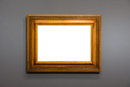 Blank Art Museum Isolated Painting Frame Decoration Indoors Wall White Template