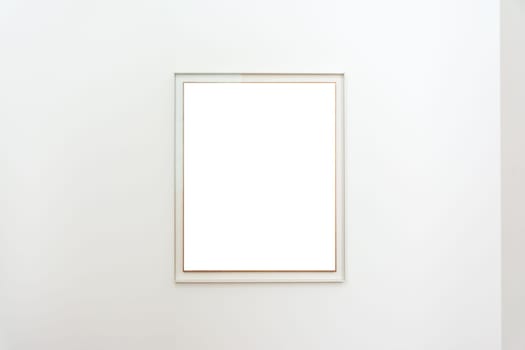 Blank Art Museum Isolated Painting Frame Decoration Indoors Wall White Template