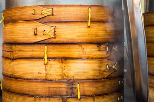Chinese Steam Basket Baozi Dumplings Preparation Equipment Cooking Traditional