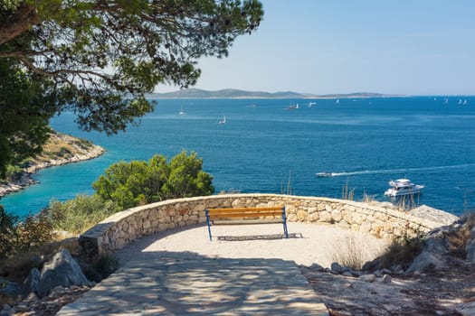 Tribunj Croatia Landscape Beautiful Ocean Vacation Destination European Tourism Mediterranean Daytime