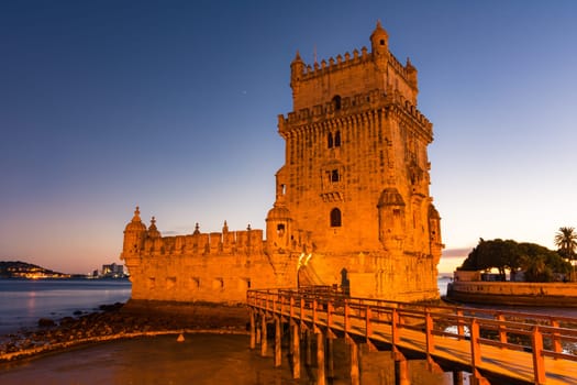 Torre de Belem UNESCO World Heritage Sight European History Architectural Landmark Lisbon Portugal