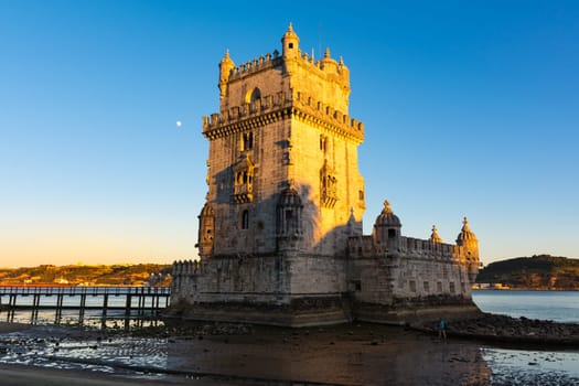Torre de Belem UNESCO World Heritage Sight European History Architectural Landmark Lisbon Portugal