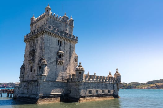 Torre de Belem UNESCO World Heritage Sight European History Architectural Landmark Lisbon Portugal