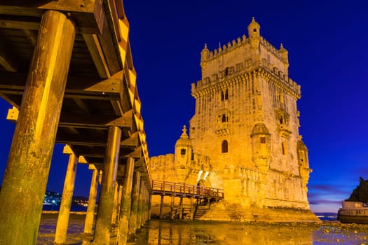 Torre de Belem UNESCO World Heritage Sight European History Architectural Landmark Lisbon Portugal