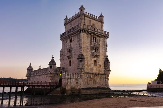 Torre de Belem UNESCO World Heritage Sight European History Architectural Landmark Lisbon Portugal