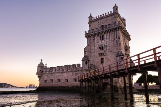 Torre de Belem UNESCO World Heritage Sight European History Architectural Landmark Lisbon Portugal