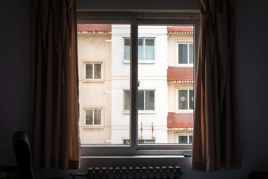 View of Old Chinese Apartments from Inside Life in Xi'an, Asia