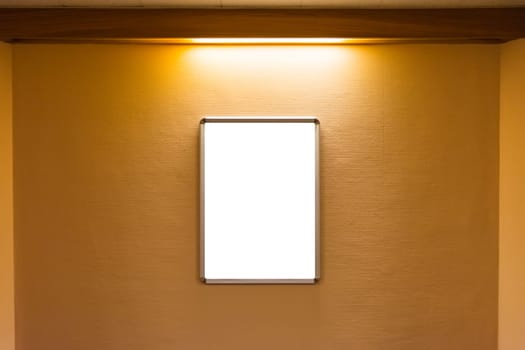 Corridor Hallway White Blank Isolated Advertisement Media Light