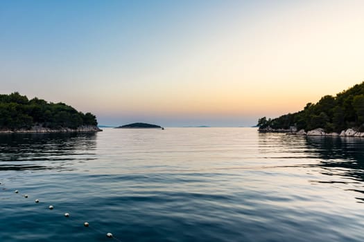 Sovlje Croatia Dusk Twilight Sunset Landscape Beautiful Ocean Destination Panorama European Travel Destination