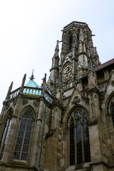 Stuttgart Feuersee Johanesskirche Pond Landscape Germany Europe Architecture Destination