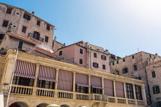 Sibenik Croatia European Vacation Destination City Landscape Ocean Summer Sightseeing
