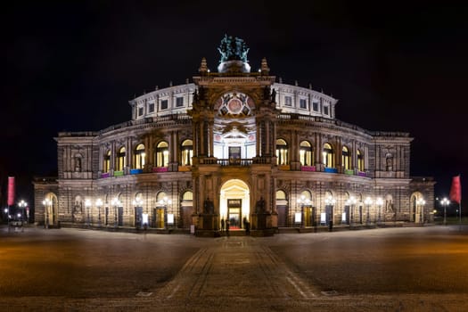 Dresden Opera House Staatsoper Beautiful Architecture Culture Monument Music Venue Germany Europe