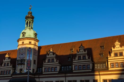 Leipzig Rathaus Outdoors Architecture Destination Tourism Building Germany Tower Exterior Feb 2017 Winter