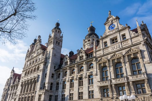 Leipzig Exterior Altes Rathaus Council City Government Germany Europe Architecture Building Daytime Facade