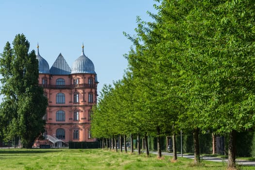 Gottesaue Palace Castle Schloss in Karlsruhe Musik Hochschule University Architecture Building Exterior