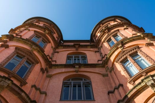Gottesaue Palace Castle Schloss in Karlsruhe Musik Hochschule University Architecture Building Exterior