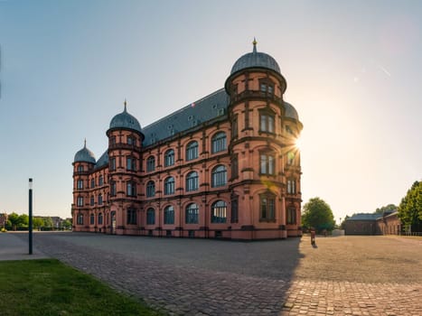 Gottesaue Palace Castle Schloss in Karlsruhe Musik Hochschule University Architecture Building Exterior