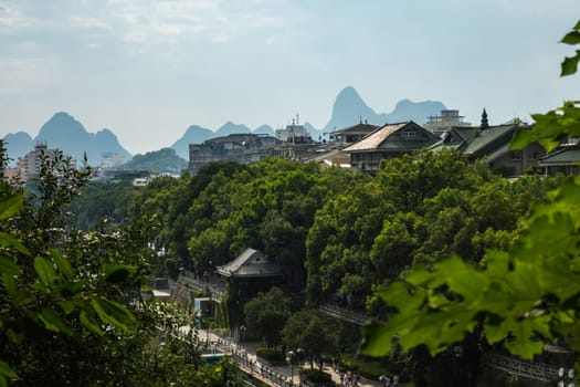 Guilin, China Mountaneous Landscape Greenery Beautiful Outdoors