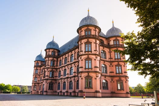 Gottesaue Palace Castle Schloss in Karlsruhe Musik Hochschule University Architecture Building Exterior