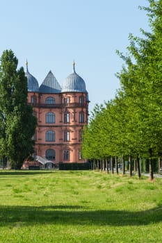 Gottesaue Palace Castle Schloss in Karlsruhe Musik Hochschule University Architecture Building Exterior