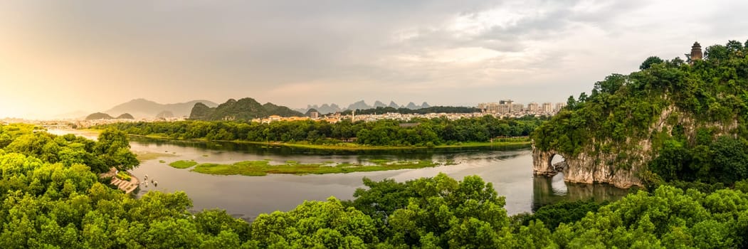 Guiln, China Elephant Cave Natural Formation Landscape Travel Sight