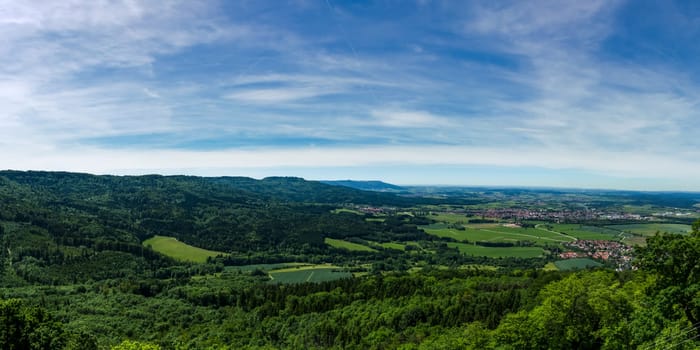 Hechingen Landscape Green German European Nature Forest Baden