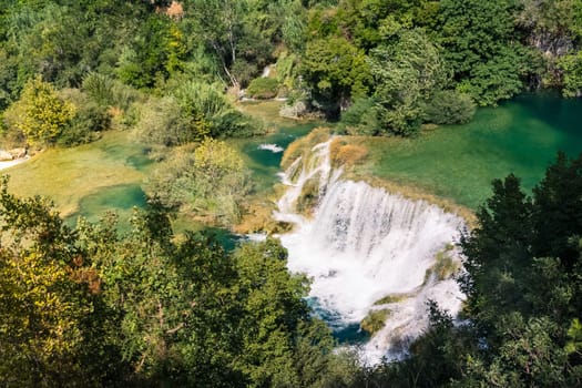 Krka River Park Falls Famous Body of Water in Croatia Beautiful Summer Destination