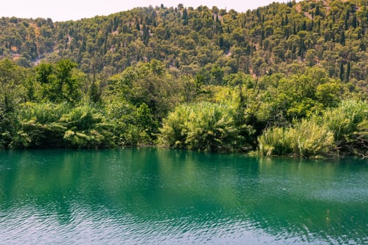 Krka River Park Falls Famous Body of Water in Croatia Beautiful Summer Destination