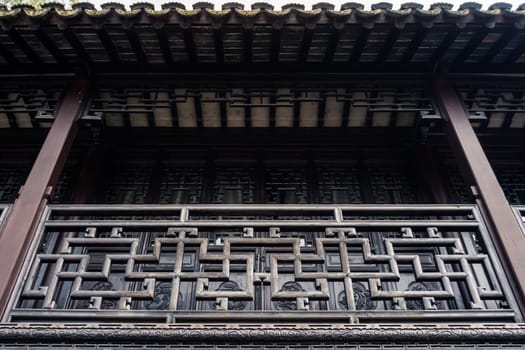 Traditional Ornate Chinese Architecture Temple Facade