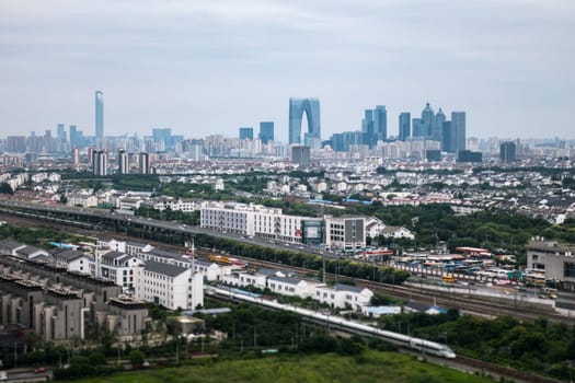 The Architecture Buildings in Suzhou City