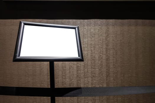 Billboard Rectangular White Mockup City Advertisement