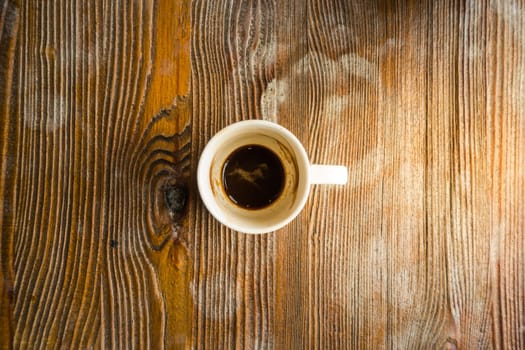 Overlooking a Cup of Coffee
