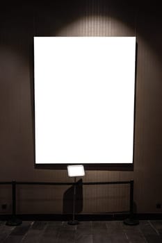 Billboard Rectangular White Mockup City Advertisement