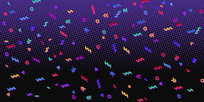 80s background. Dark purple. Pop art retro vector illustration kitsch vintage