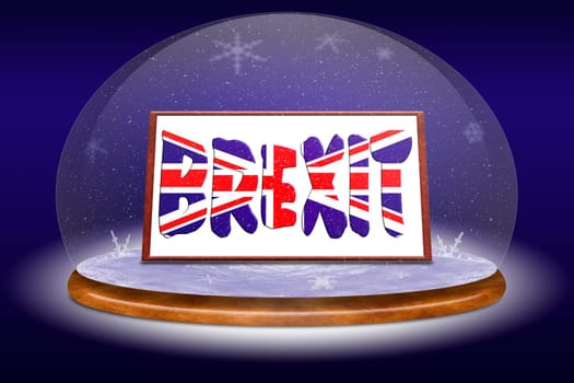 United Kingdom and Gibraltar European Union membership referendum referendum outlet Britain (UK or Britain or England) from the EU (European Union), British suffrage. The flag of the UK & EU Symbolic, concept for United Kingdom and Gibraltar European Union membership referendum.