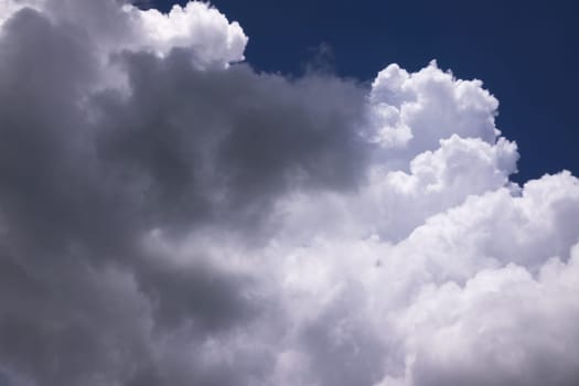 Blue Sky With Beautiful Clouds, cumulus clouds for background